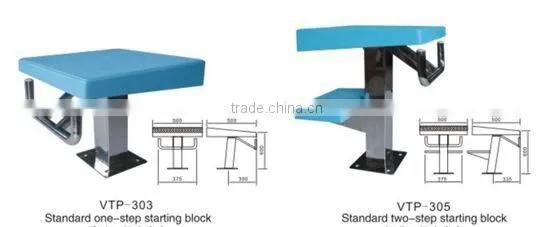 Professional swimming pool starting block / swimming pool lane / pool accessories