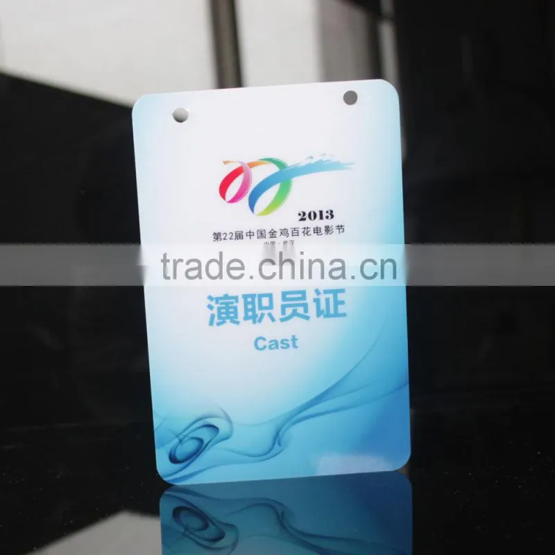 Customized PVC Clear Plastic Business Card