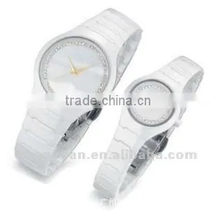 New Fashionable Waterproof Black Ceramic Watch