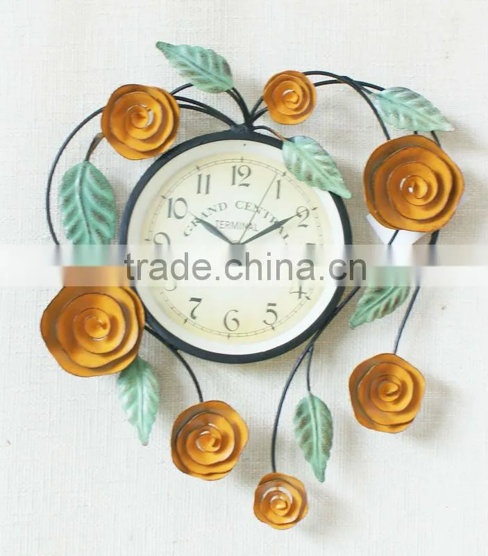 Home Decoration Wall Flower Clock