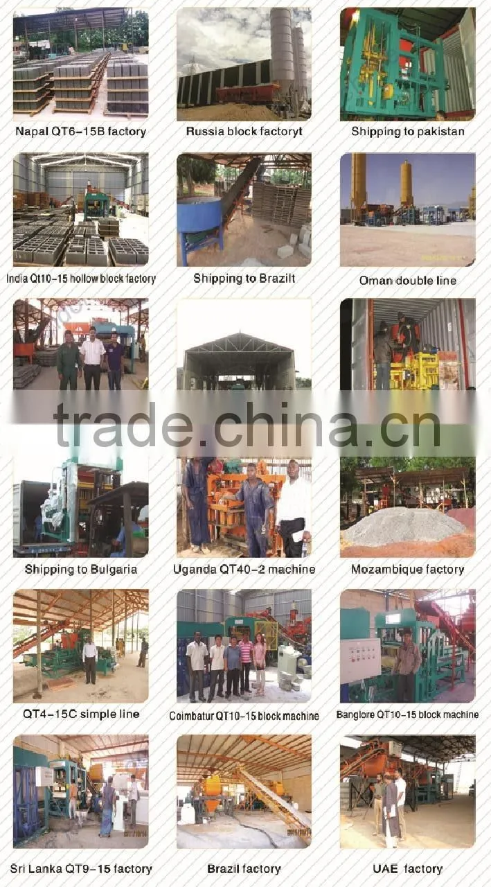 hot selling concrete brick making machine from China