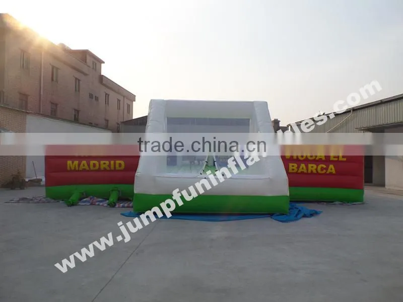 Inflatable Floor Human Football Playground,Giant Inflatable Football Pitch,23L*11W meter Soap Football Field