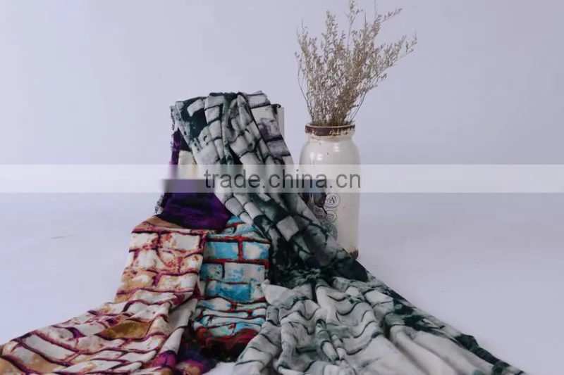 Fashion Hot Selling Custom Printed Cashmere Shawl