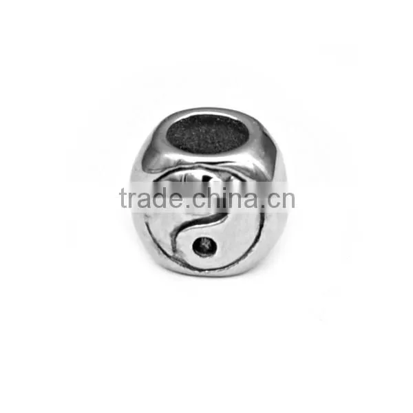 Pop stainless steel beads DIY material bracelet accessories finding