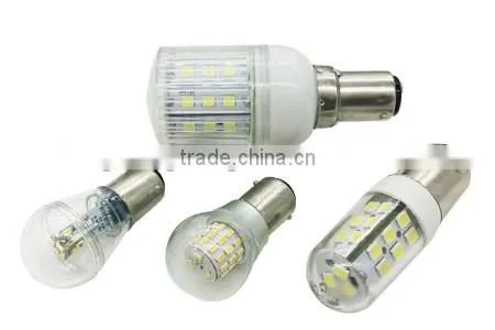 24VAC/DC Industrial LED Light BA15D E14 LED 3W Red Green Yellow Blue White Warm White Color
