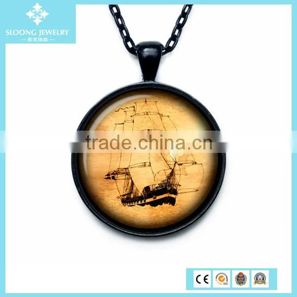 Yiwu Fashion Handmade Voyage Painting Pendant Jewelry