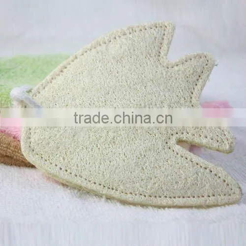 Exfoliating loofah/loofa/luffa bath pad