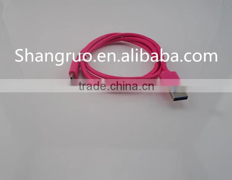 Fast speed colorful USB 3.0 to type C PVC jacket charging cable