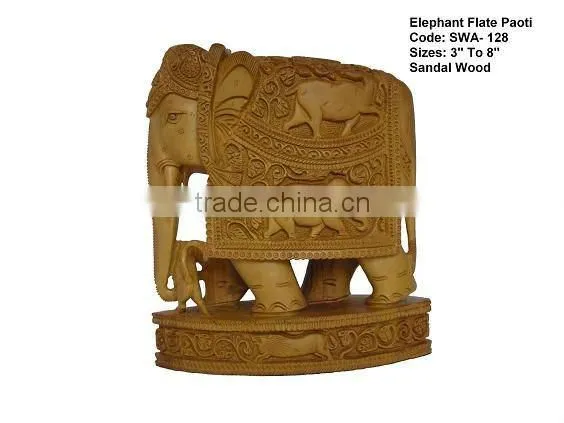 sandalwood carving elephant