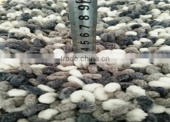 loop pile polyester microfiber chenille mat