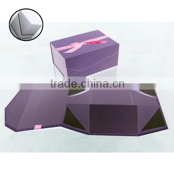 collapsible creative folding paper box hot sale on Alibaba made to order