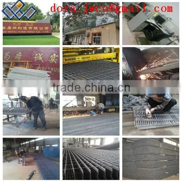 Hebei Jiuwang hot dip galvanized 35x5 metal grating