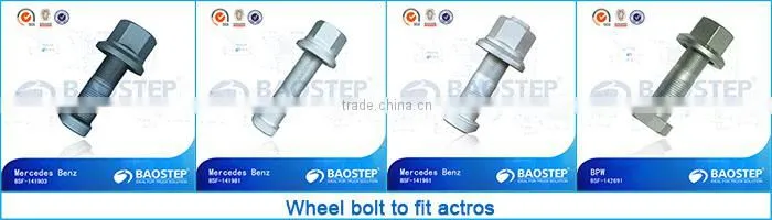 Wheel actros truck parts customized special nuts, hex nut