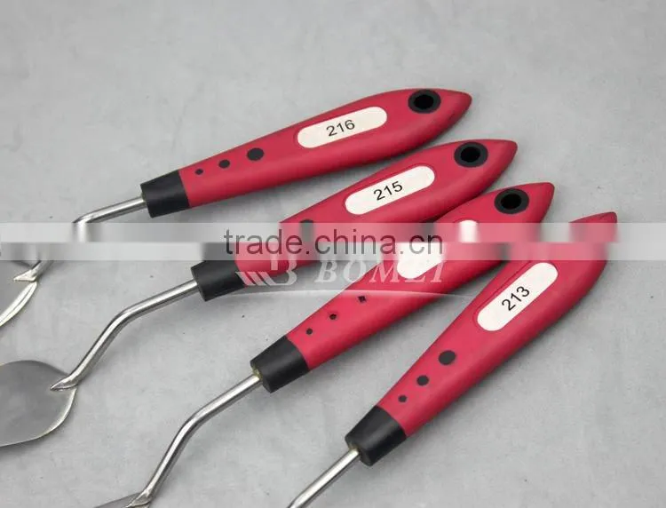 plastic handle stainless steel palette knife