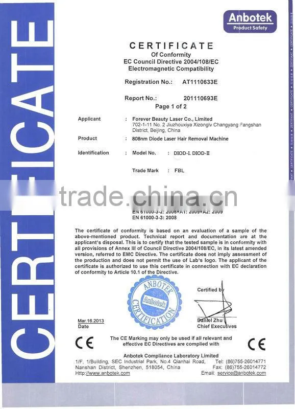 Germany Laser Bar Fast Hair Removal