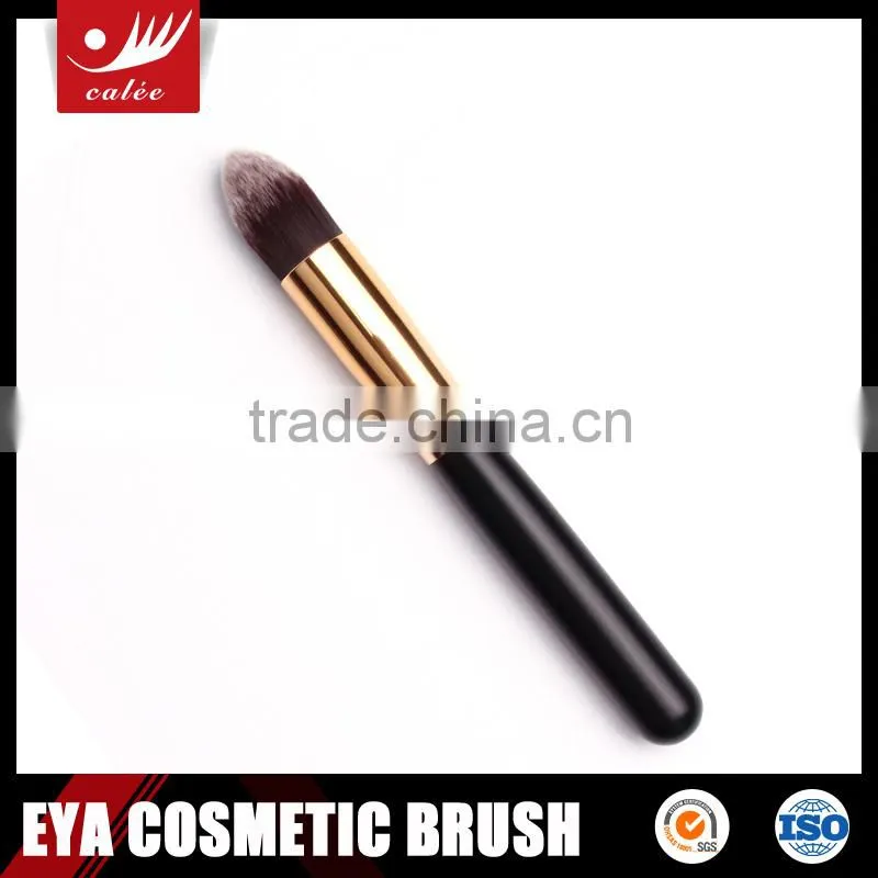 4pcs synthetic hair golden makeup brushes
