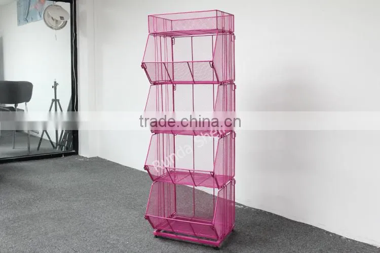 RD-Basket hanging racks metal stand display rack shelf for souvenirs