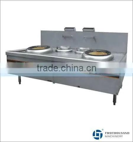 Chinese Cooking Range - Gas, 2 Burners, 2 Temperatures, 104Kw, TT-K33A