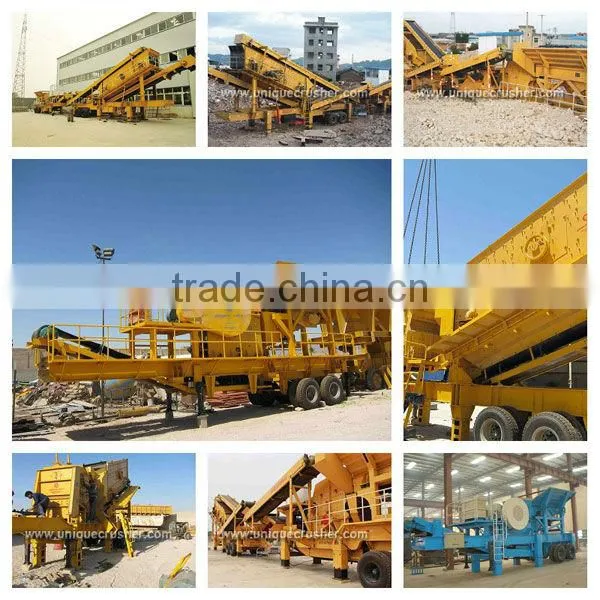 good quality mobile Crushing Plant, crushing & screening plant,portable mobile jaw crusher plant mnufacturer