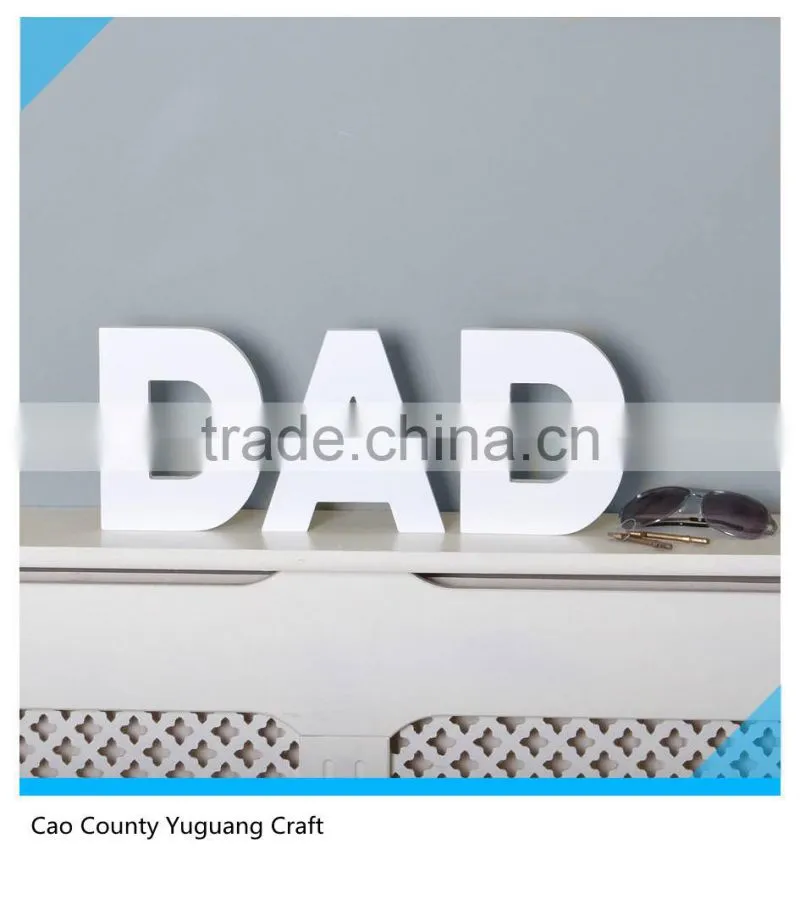 Father's Day Wooden Letter For Dad
