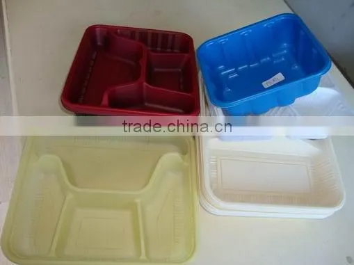 Disposable plastic product machine