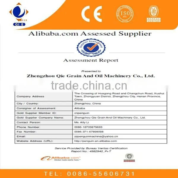 10-100TPD rice bran oil processing plant with CE
