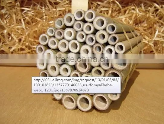 WY-175 Wholesale natural clean 18cm length bamboo drinking straw