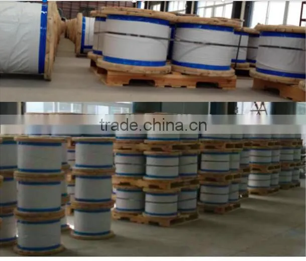 hot dipped galvanized steel overhead guy wire 5/16 inch