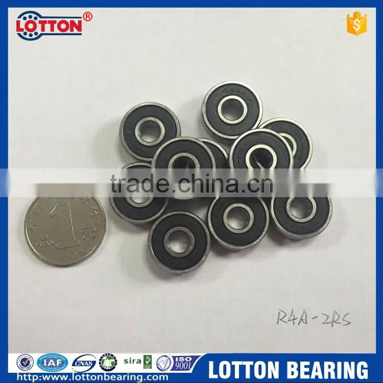 1/4"x3/4"x9/32" inch sealed ball bearing R4A-2RS
