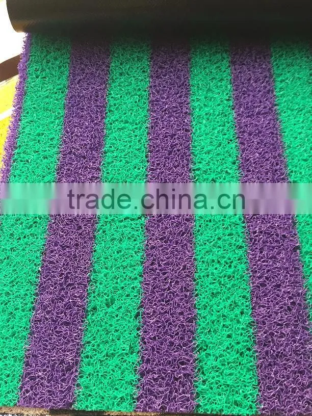 2016 New Double color Ribber 12mm thickness plastic pvc flooring