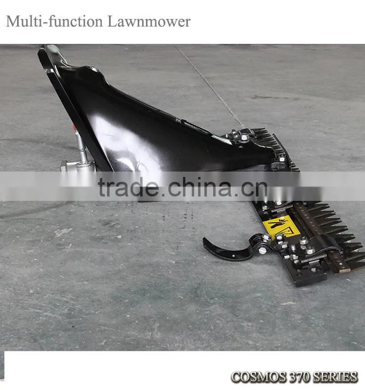 Easy operation multi-function gear driving scythe mower