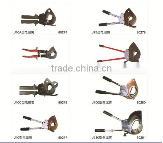 Hand Ratchet Cable Cutter J100 for Armoured Cable