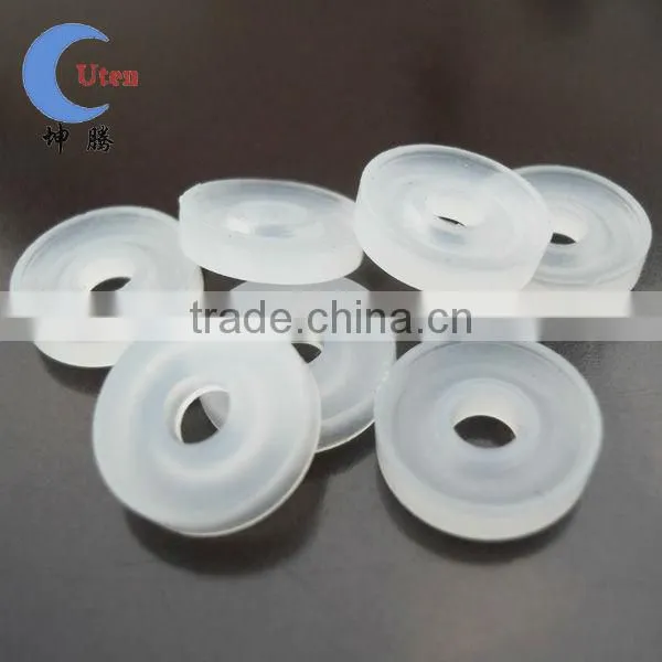 Clear Small Silicone Rubber Accessories with Round Shape