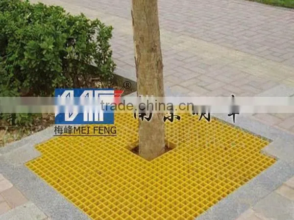 tree bed,ship,walkway floor,car washing station Application and smooth/grit Surface Treatment FRP grating