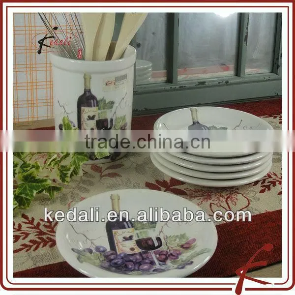 new design ceramic dishes dinner set