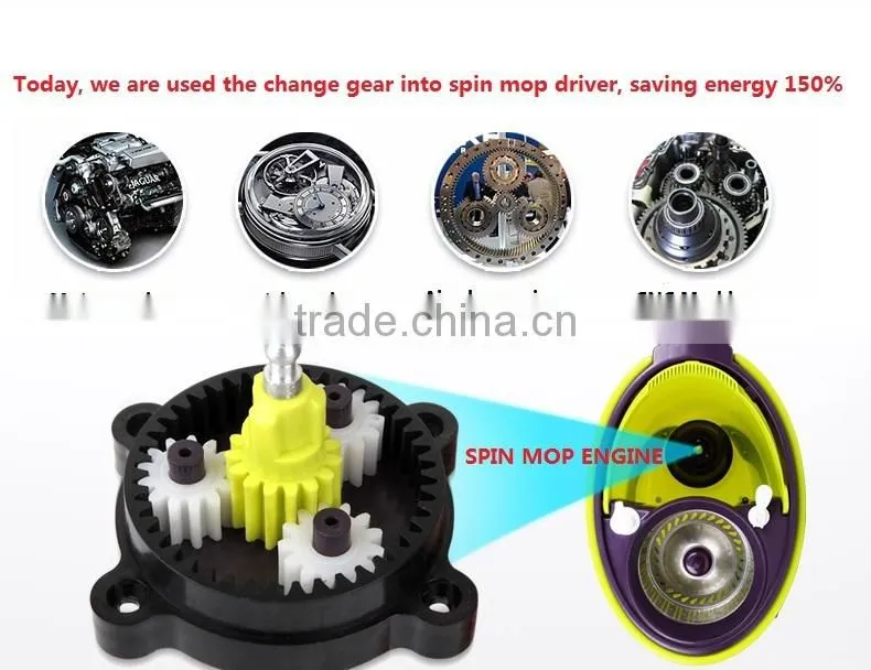 360 Easy Wring Microfiber Spin Mop and Engery Savng Bucket System