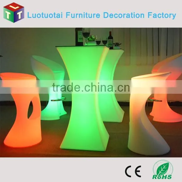 High Quality PE LED Bar Chair