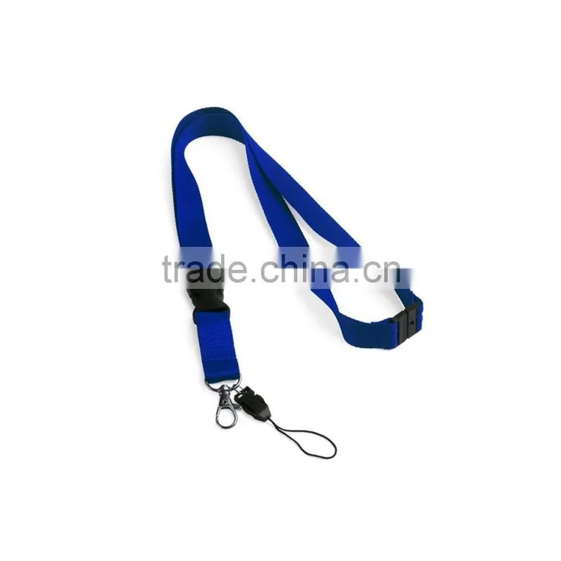 lanyard with safety clip and keyholder,promotional polyester neck lanyard