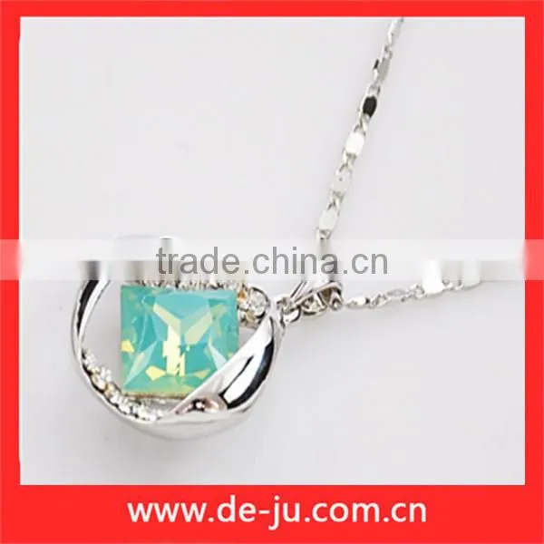 Magnetic Charm Crystal Pendant Necklace