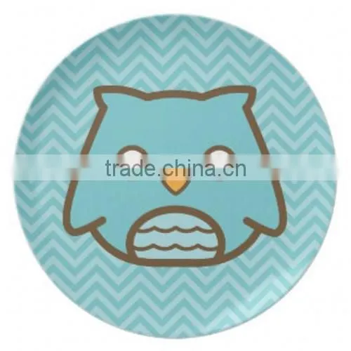 chinese factory bamboo fiber dinner plates with best desgin
