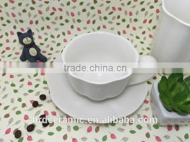 Stocked coffee mug with dish