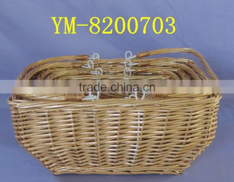 Decorative handmade Willow Flower/storage Basket