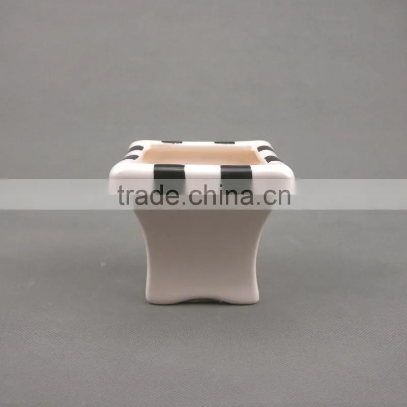 Hot sale dolomite handpainted ceramic flower pot,flower pots & planters