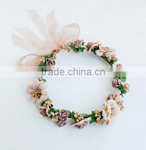 wedding flower head wreath