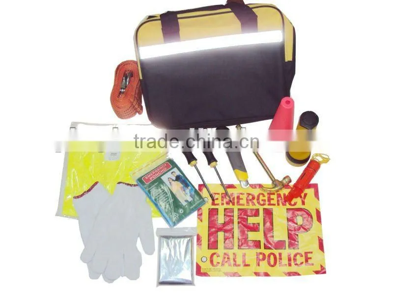YYS12036 7-piece roadside emergency winter auto kit for winter