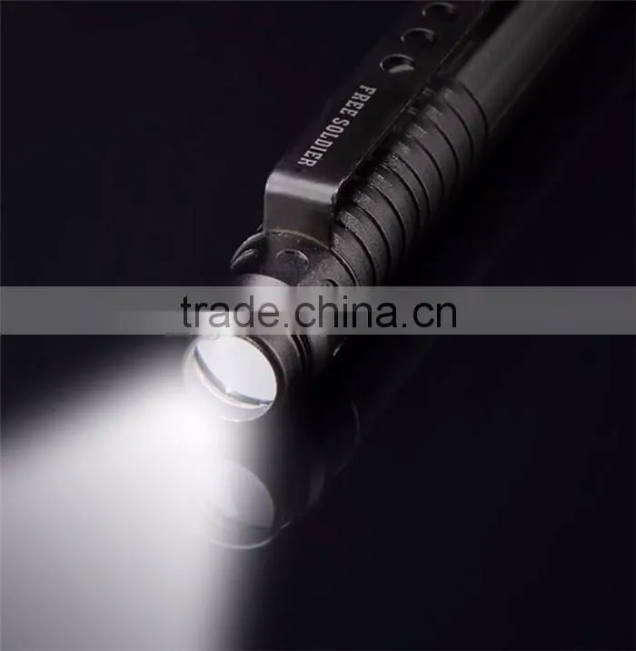 Self defense device in a tactical protecting pen and anti-theft device with anodizing treatment