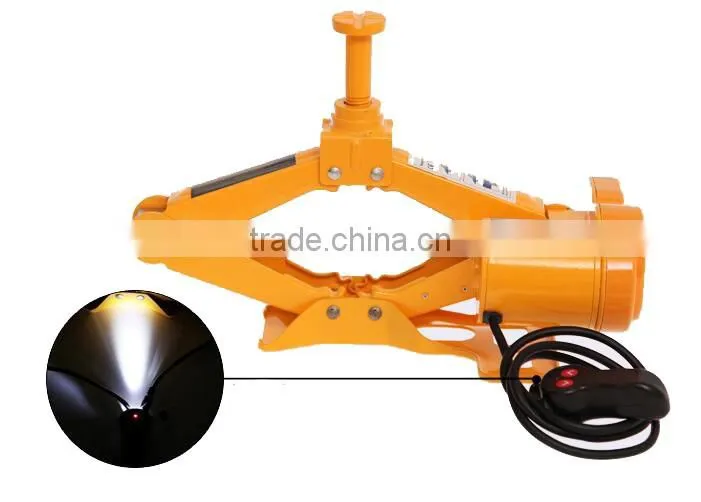 2 Ton Fully Electric Scissor Jack Automatic Power Wrench 12 Voltage