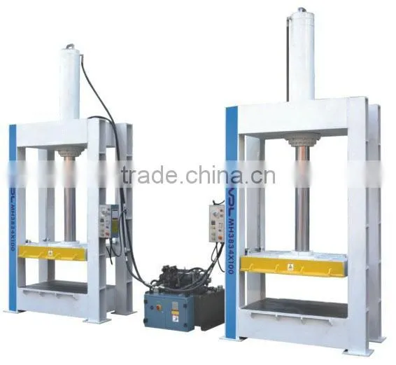 MH3834A*100*2 CE Certification Woodworking Hydraulic Cold Press Machine