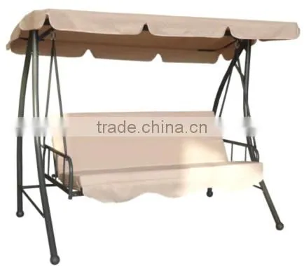 3 seater Patio Hanging Swing Chair White Color for hot sale