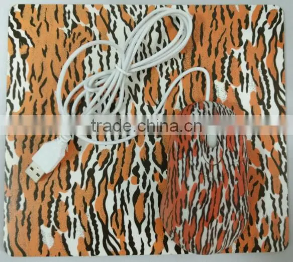 Interent USB optical mouse & mousepad set